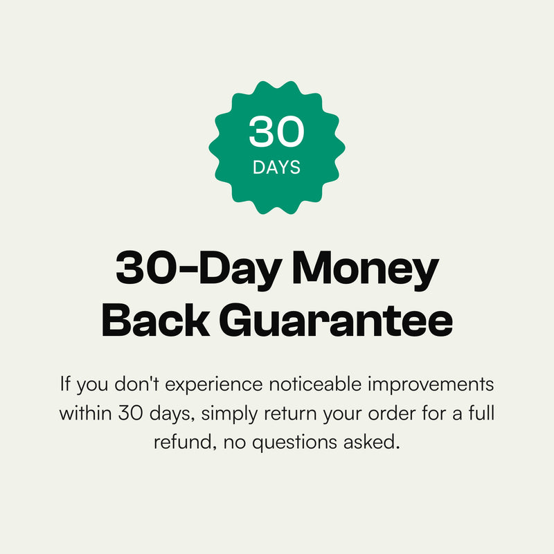 30-day money back guarantee