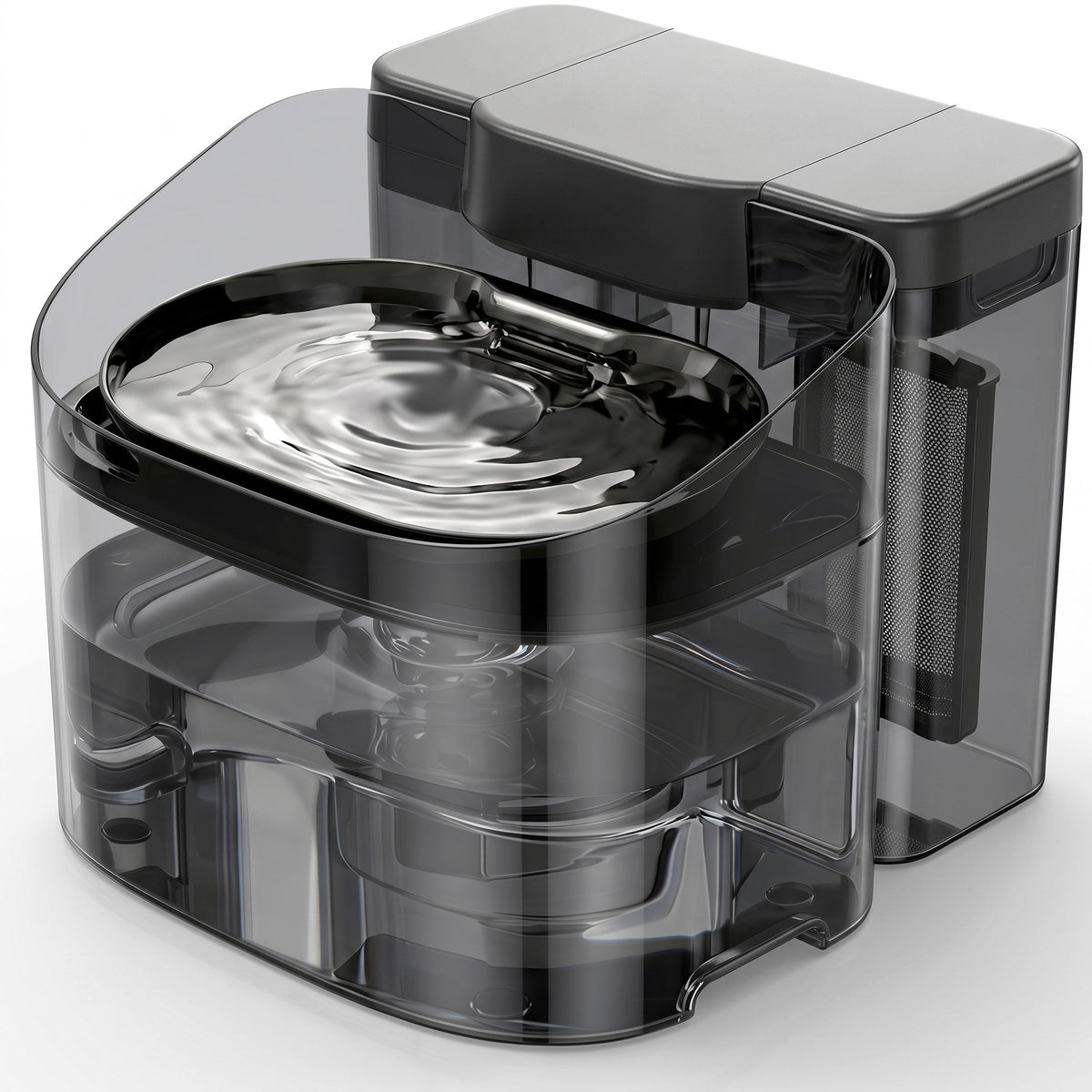 Crunchy Fountain 11L twin-tank dog water fountain, studio hero